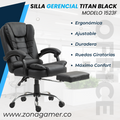 Silla de Oficina Titan Black 1523F