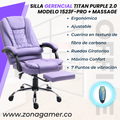 Silla Gerencial Titan Purple 1523F-PRO + Massage