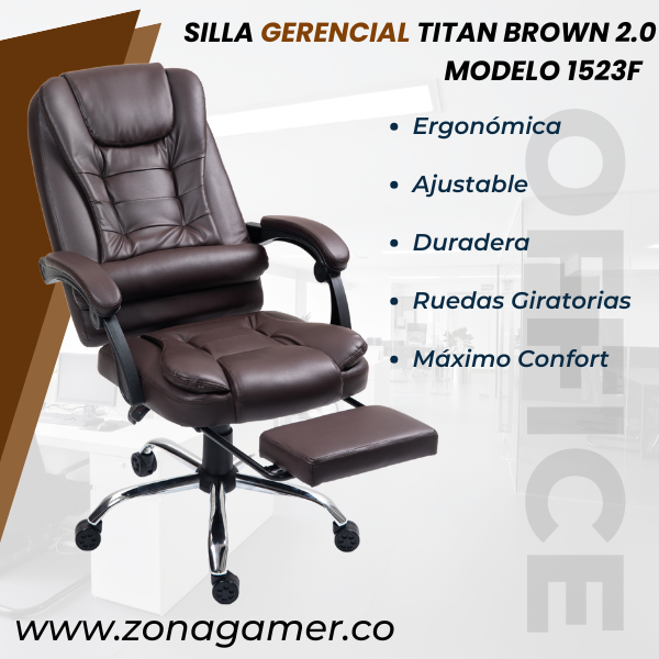 Silla Gerencial Titan Brown 2.0 1523F
