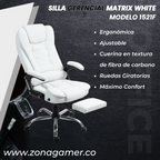 Silla Gerencial Matrix White 1521F