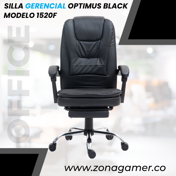 Silla Gerencial Optimus Black 1520F