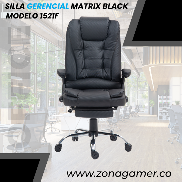 Silla Gerencial Matrix Black 1521F