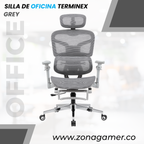 Silla de Oficina Terminex Ergonomica Grey