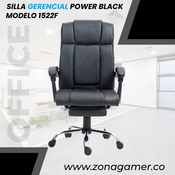 Silla Gerencial Power Black 1522F
