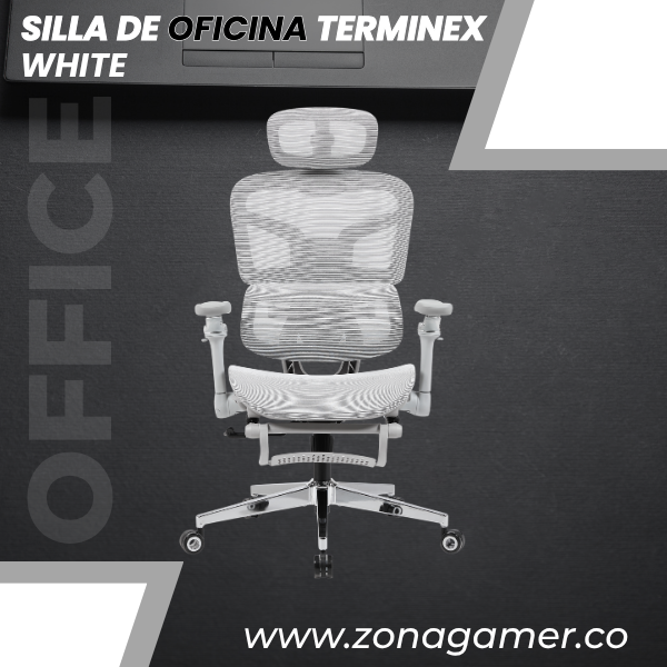 Silla de Oficina Terminex Ergonomica White