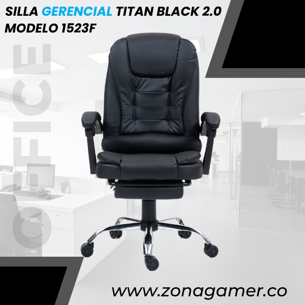 Silla Gerencial Titan Black 2.0 1523F