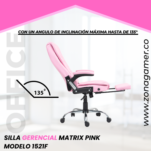 Silla Gerencial Matrix Pink 1521F