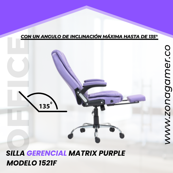 Silla Gerencial Matrix Lilac 1521F