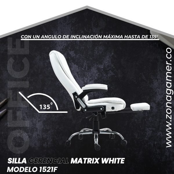 Silla Gerencial Matrix White 1521F