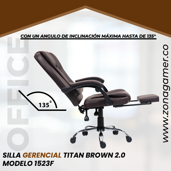 Silla Gerencial Titan Brown 2.0 1523F