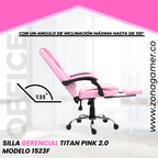 Silla Gerencial Titan Pink 2.0 1523F