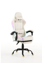 Silla gamer ARMOR-1039F White con luces RGB + reposapiés y ruedas en silicona · white-v5-norm · armor-white-02.jpg