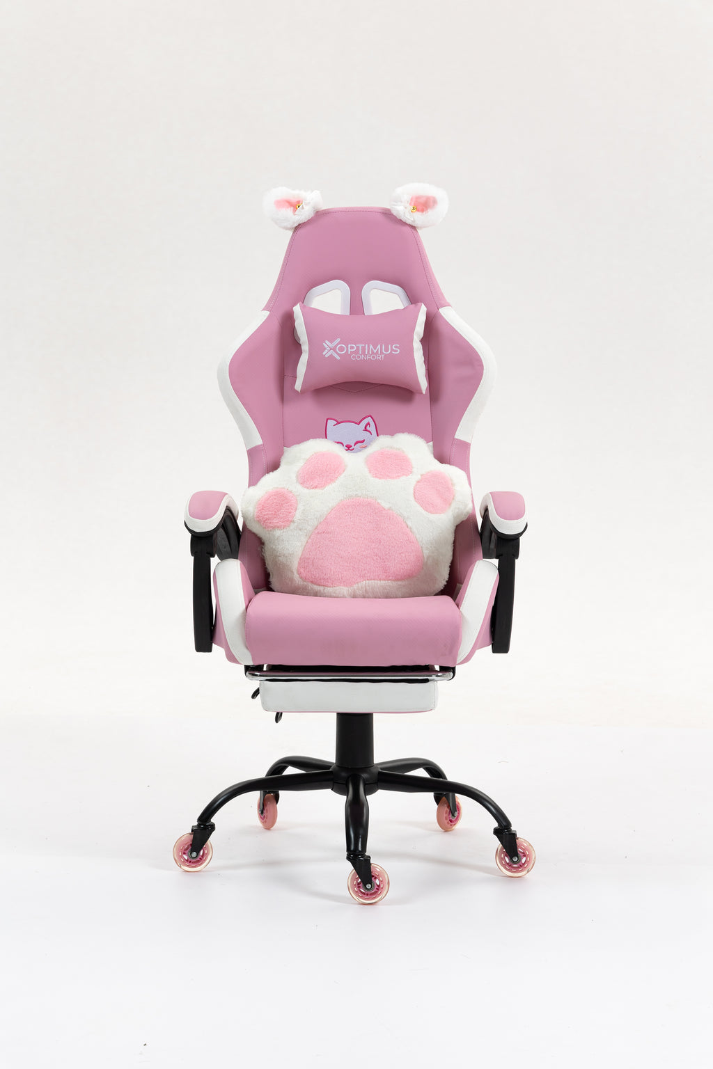 Silla Gamer Cat-1039F White-Pink con reposapiés y ruedas en silicona · named · cat-1039f-pink-01.jpg