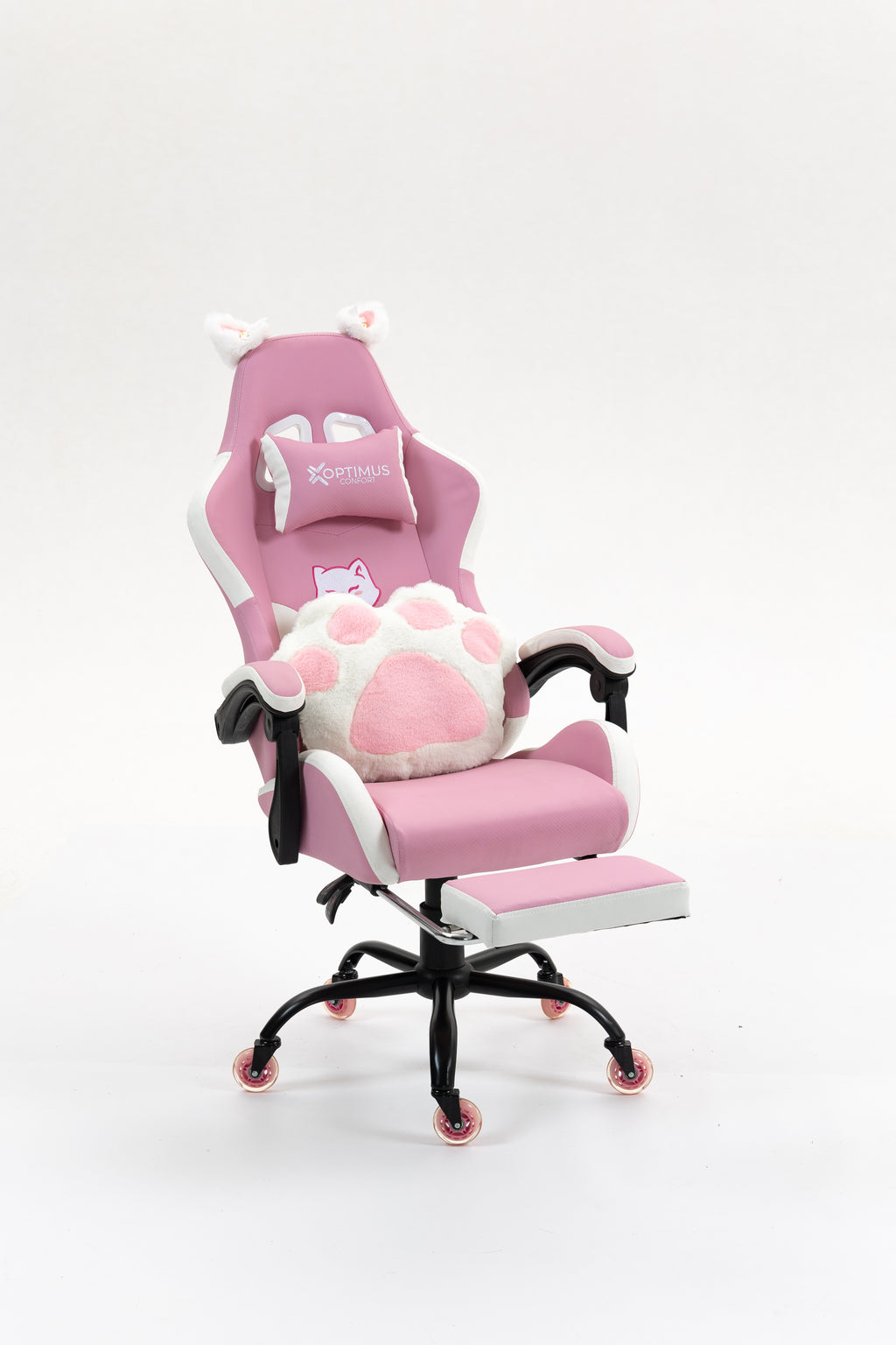 Silla Gamer Cat-1039F White-Pink con reposapiés y ruedas en silicona · named · cat-1039f-pink-03.jpg