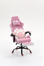 Silla Gamer Cat-1039F White-Pink con reposapiés y ruedas en silicona · named · cat-1039f-pink-03.jpg