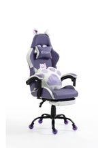 Silla Gamer Cat-1039F White-Lilac con reposapiés y ruedas en silicona. · white-v5-norm · cat-1039f-white-lilac-02.jpg