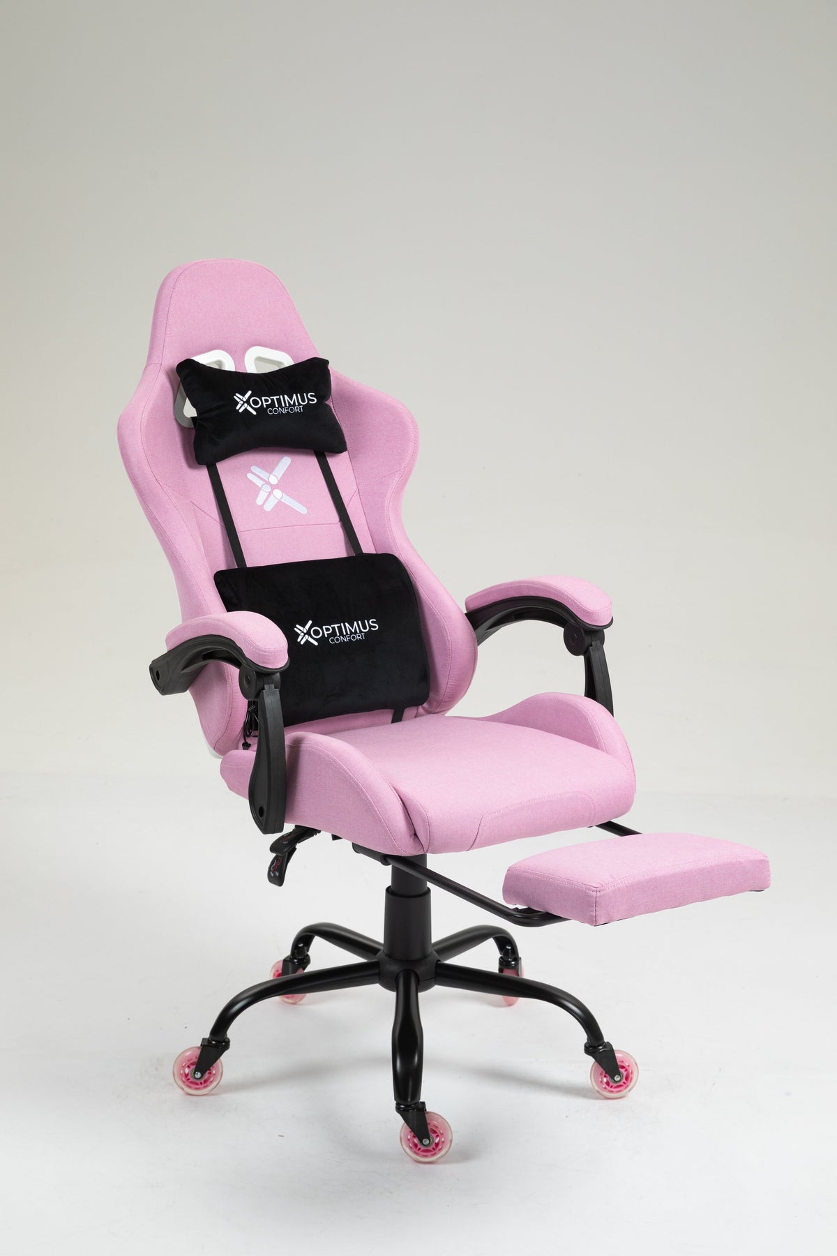 Silla Gamer CO-1039F Rosa, con tapizado en tela, reposapiés y ruedas en silicona · named · co-1039f-pink-03.jpg