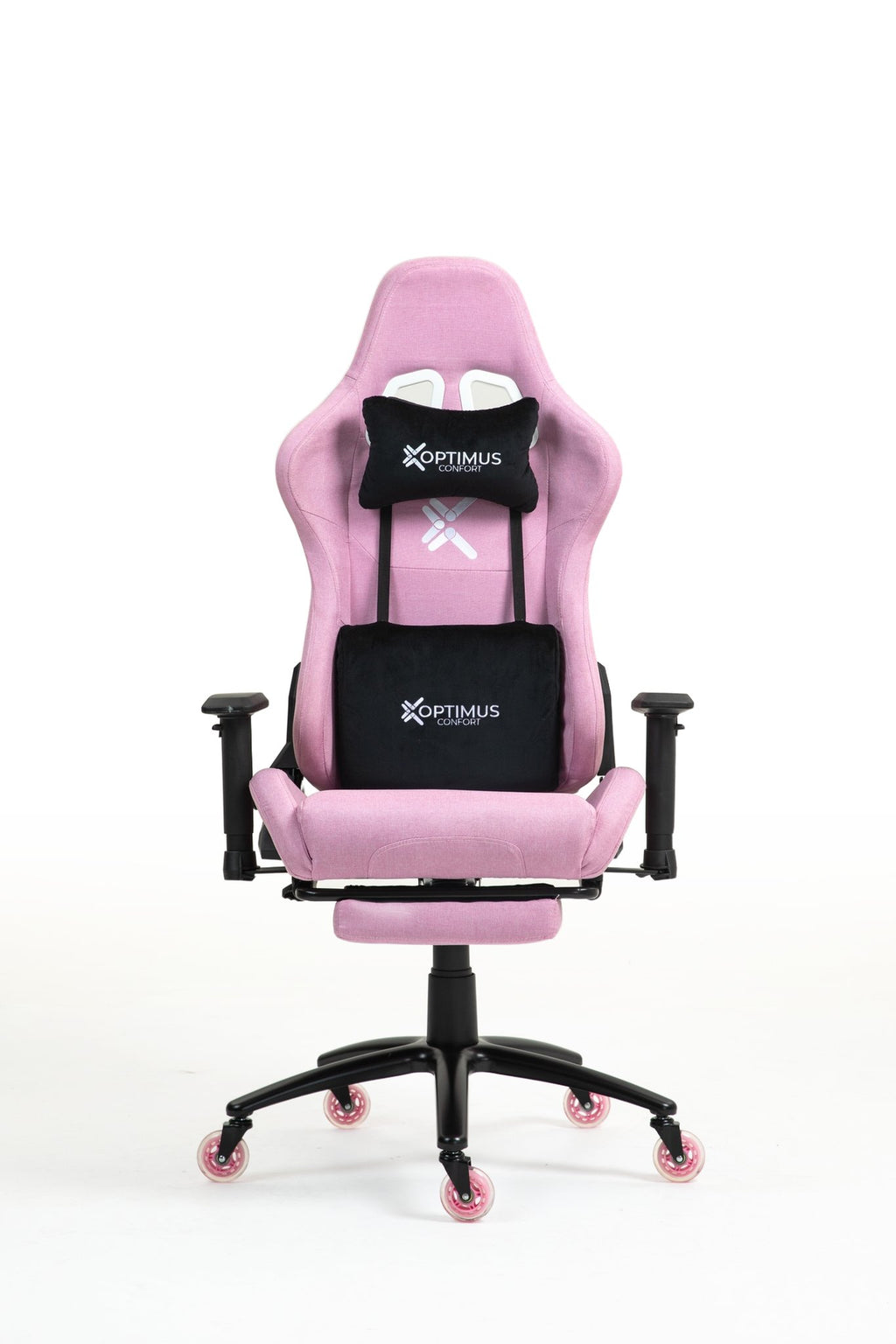 Silla Gamer CO-1102F Pink, tapizada en tela con reposapiés y ruedas en silicona · white-v5-norm · co-1102f-pink-01.jpg
