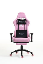 Silla Gamer CO-1102F Pink, tapizada en tela con reposapiés y ruedas en silicona · white-v5-norm · co-1102f-pink-01.jpg