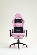 Silla Gamer CO-1102F Pink, tapizada en tela con reposapiés y ruedas en silicona · named · co-1102f-pink-01.jpg