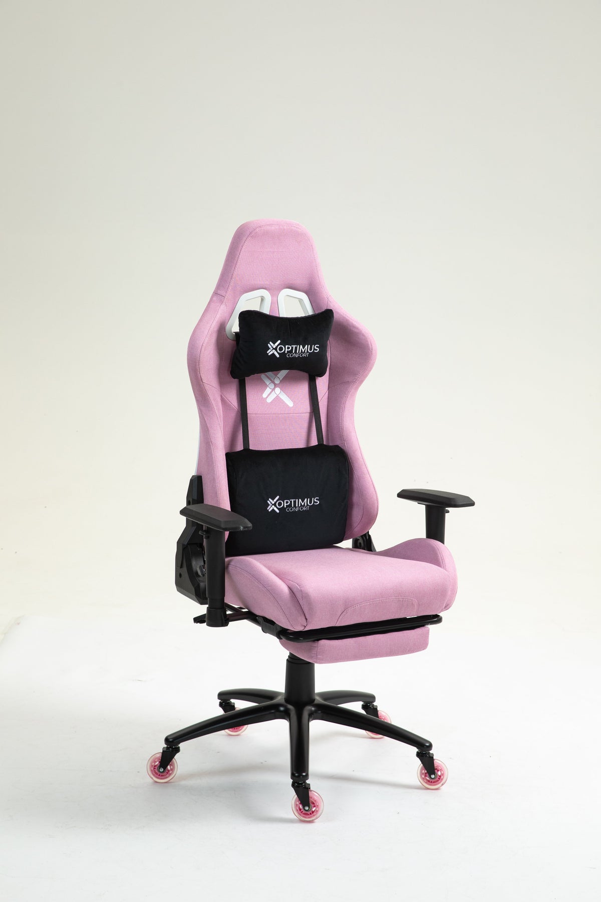 Silla Gamer CO-1102F Pink, tapizada en tela con reposapiés y ruedas en silicona · named · co-1102f-pink-02.jpg