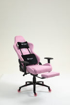 Silla Gamer CO-1102F Pink, tapizada en tela con reposapiés y ruedas en silicona · named · co-1102f-pink-03.jpg