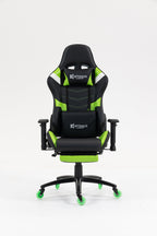 Silla Gamer DX-1127F Green con reposapiés y ruedas en silicona · named · dx-1127f-green-01.jpg