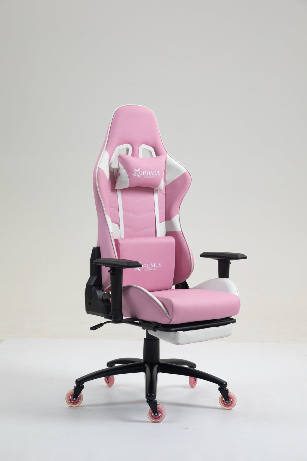 Silla Gamer DX-1127F Pink con reposapiés y ruedas en silicona · named · dx-1127f-pink-02.jpg