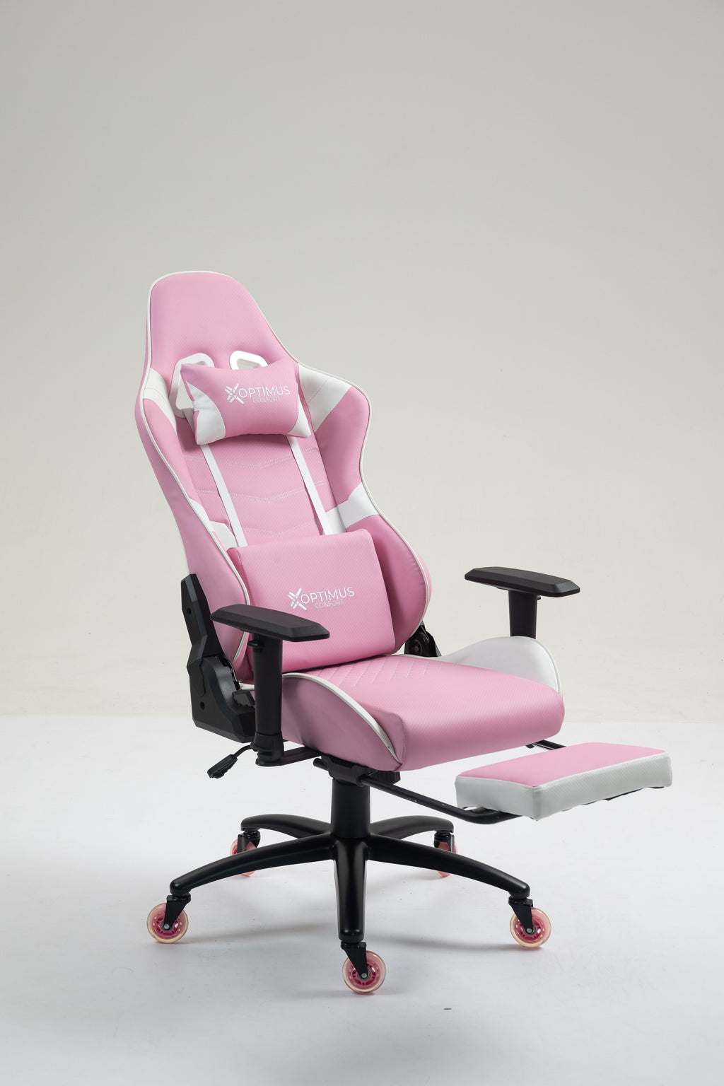 Silla Gamer DX-1127F Pink con reposapiés y ruedas en silicona · named · dx-1127f-pink-03.jpg