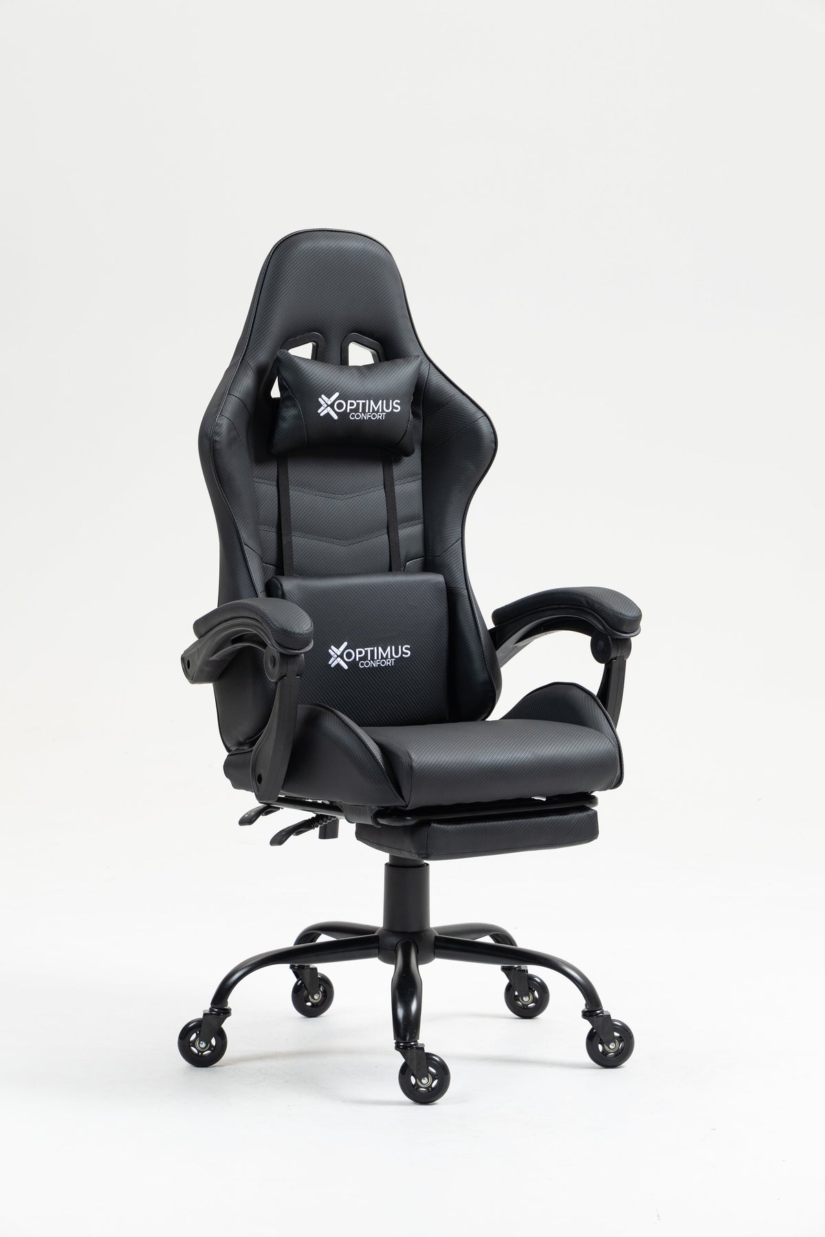 Silla Gamer E-1127F Black con reposapiés y ruedas en silicona · named · e-1127f-black-02.jpg