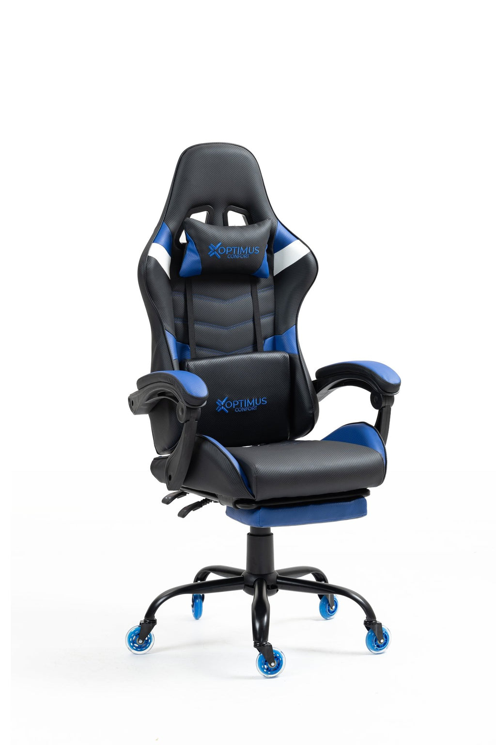 Silla Gamer E-1127F Blue con reposapiés y ruedas en silicona · white-v5-norm · e-1127f-blue-02.jpg