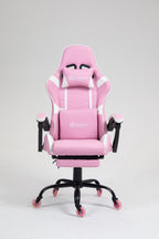 Silla Gamer E-1127F Pink con reposapiés y ruedas en silicona · named · e-1127f-pink-01.jpg
