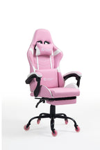 Silla Gamer E-1127F Pink con reposapiés y ruedas en silicona · white-v5-norm · e-1127f-pink-02.jpg