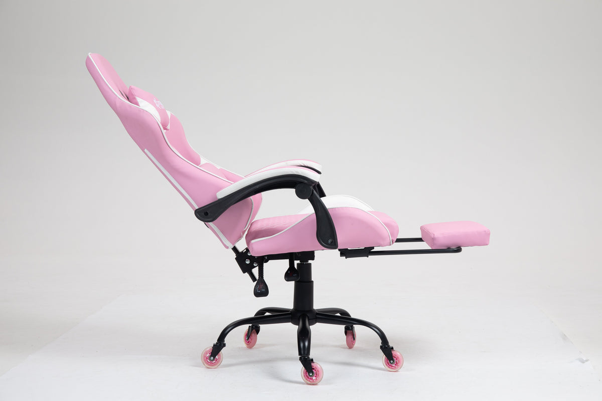 Silla Gamer E-1127F Pink con reposapiés y ruedas en silicona · named · e-1127f-pink-03.jpg