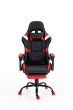Silla Gamer E-1127F Red con reposapiés y ruedas en silicona · white-v5-norm · e-1127f-red-01.jpg