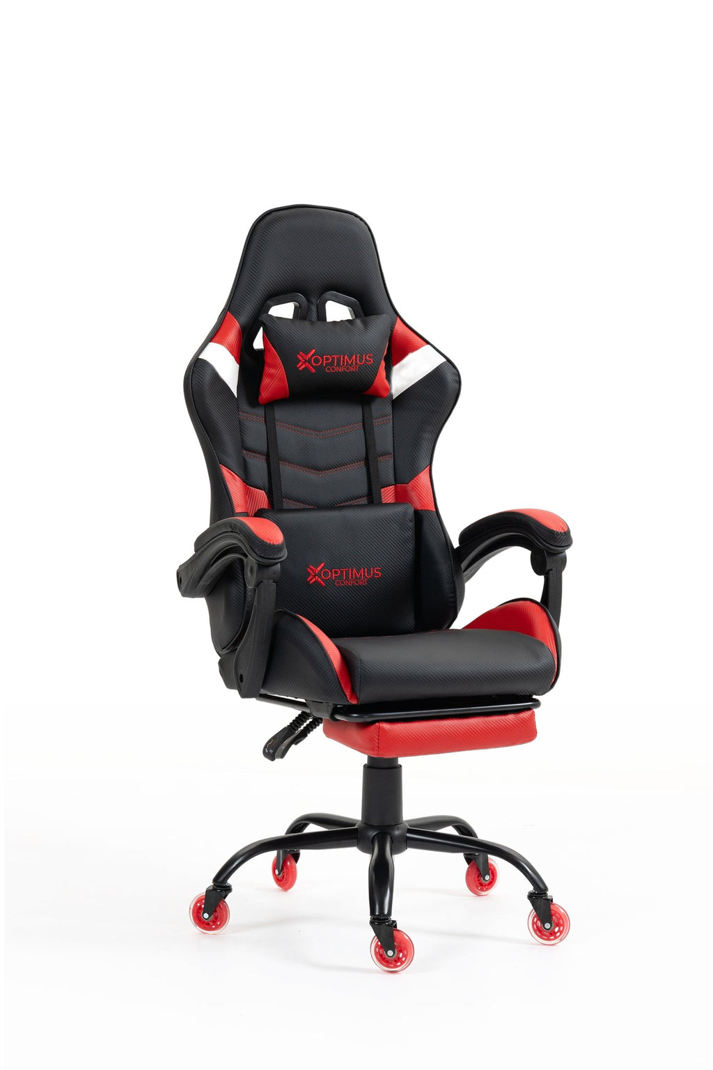 Silla Gamer E-1127F Red con reposapiés y ruedas en silicona · white-v5-norm · e-1127f-red-02.jpg
