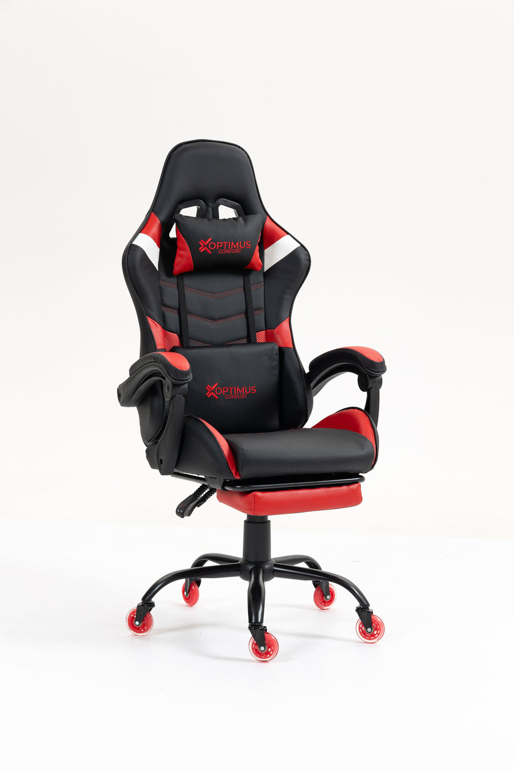 Silla Gamer E-1127F Red con reposapiés y ruedas en silicona · named · e-1127f-red-02.jpg