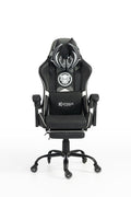 Silla Gamer Marvel-1039F Black con reposapiés y ruedas en silicona. · white-v5-norm · marvel-1039f-black-01.jpg