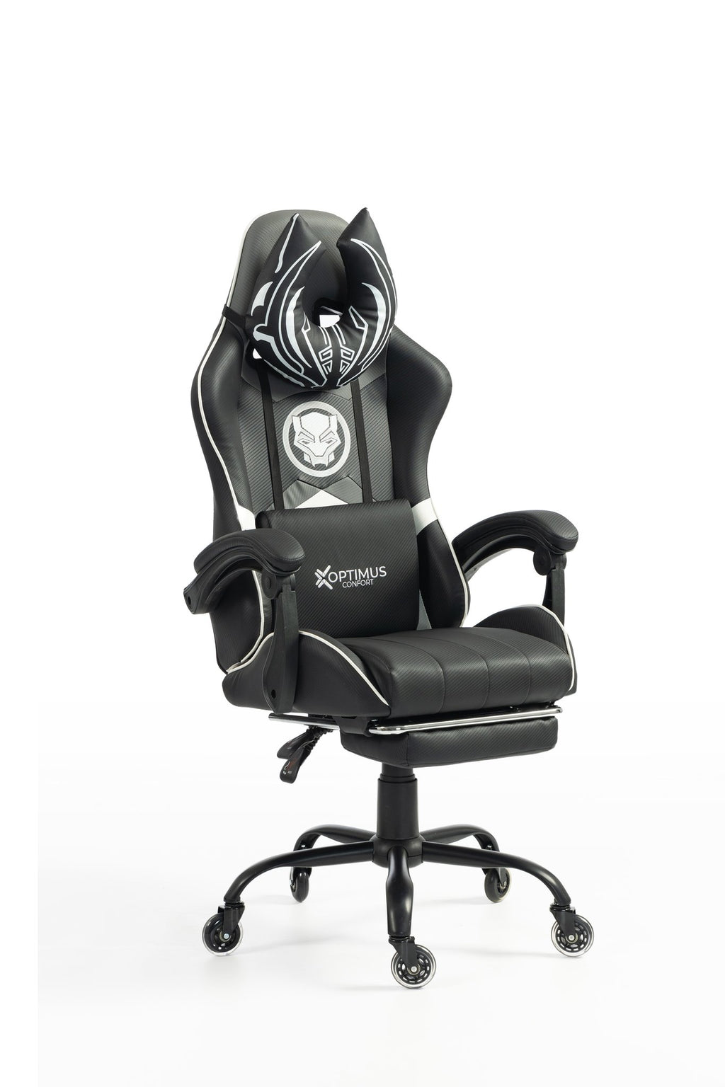 Silla Gamer Marvel-1039F Black con reposapiés y ruedas en silicona. · white-v5-norm · marvel-1039f-black-02.jpg
