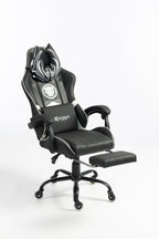 Silla Gamer Marvel-1039F Black con reposapiés y ruedas en silicona. · named · marvel-1039f-black-03.jpg