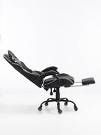 Silla Gamer Marvel-1039F Black con reposapiés y ruedas en silicona. · named · marvel-1039f-black-04.jpg