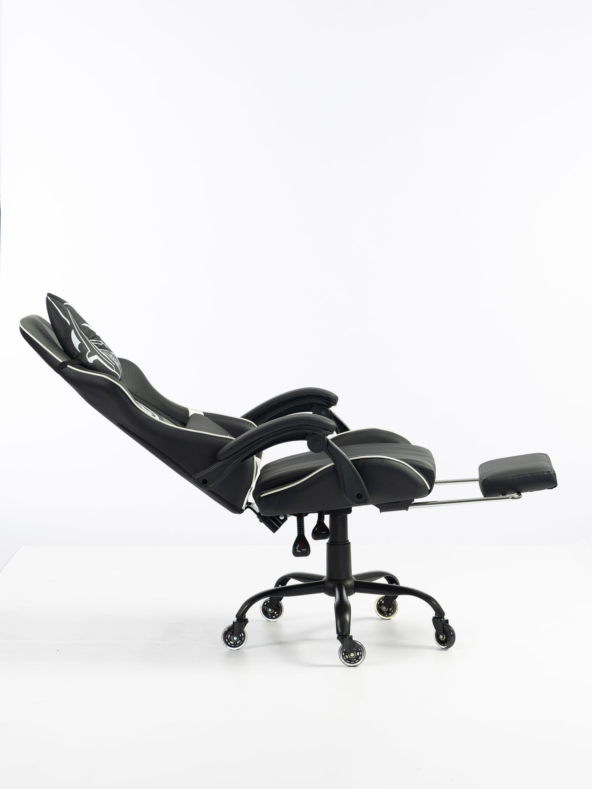 Silla Gamer Marvel-1039F Black con reposapiés y ruedas en silicona. · named · marvel-1039f-black-04.jpg