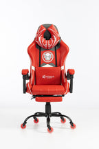 Silla Gamer Marvel-1039F Red con reposapiés y ruedas en silicona. · named · marvel-1039f-red-01.jpg
