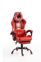 Silla Gamer Marvel-1039F Red con reposapiés y ruedas en silicona. · white-v5-norm · marvel-1039f-red-02.jpg