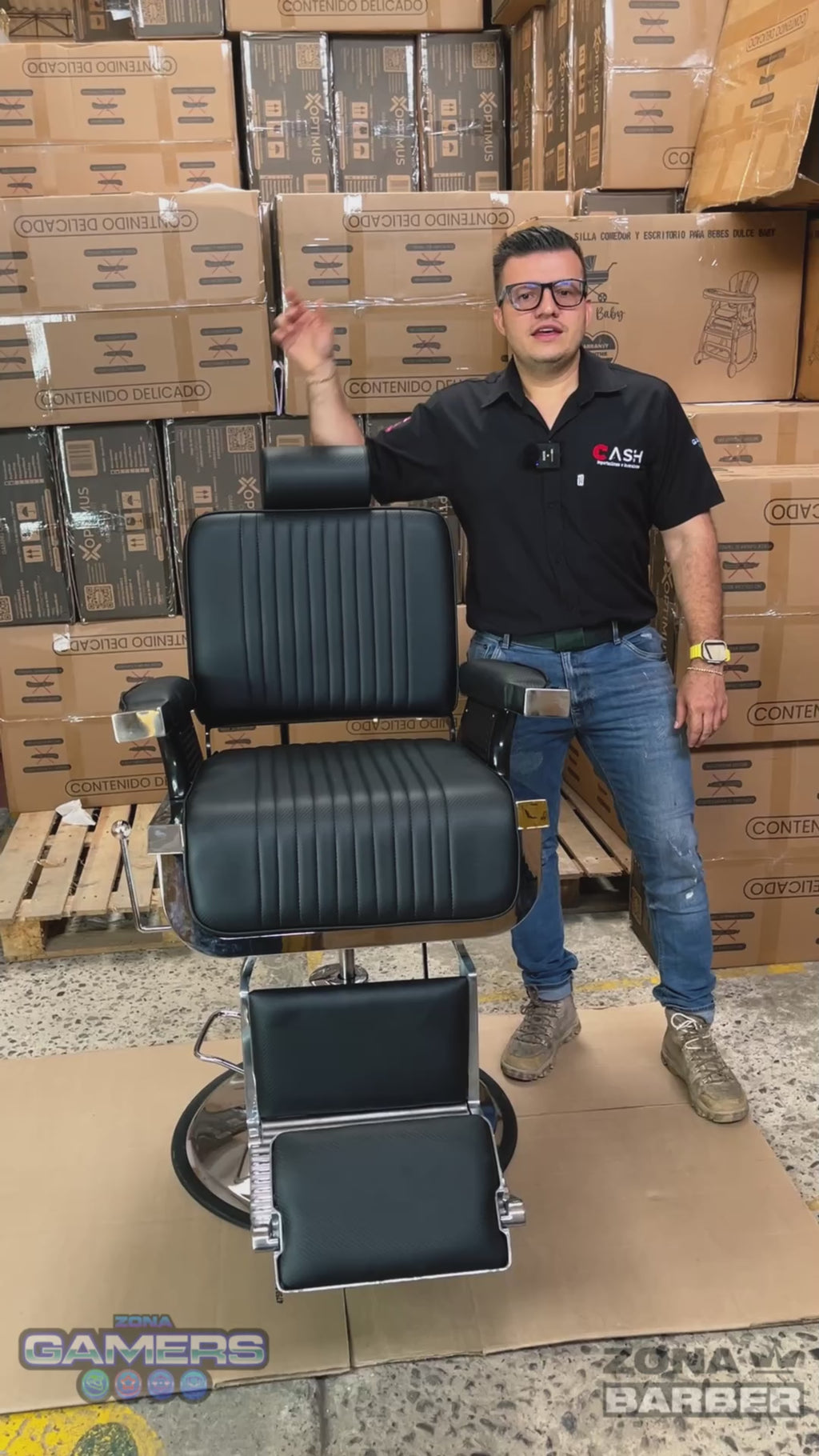 Silla de Barberia Magician modelo LS