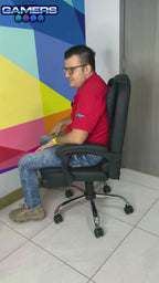 Silla de Oficina Titan Black 1523F
