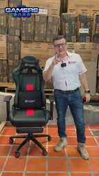 Silla Gamer COR-1001F Red con reposapiés