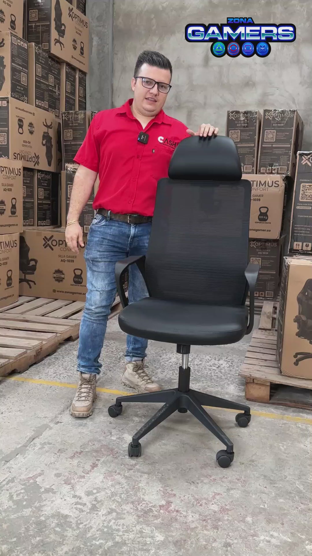 Silla de Oficina Ergonómica 8325H