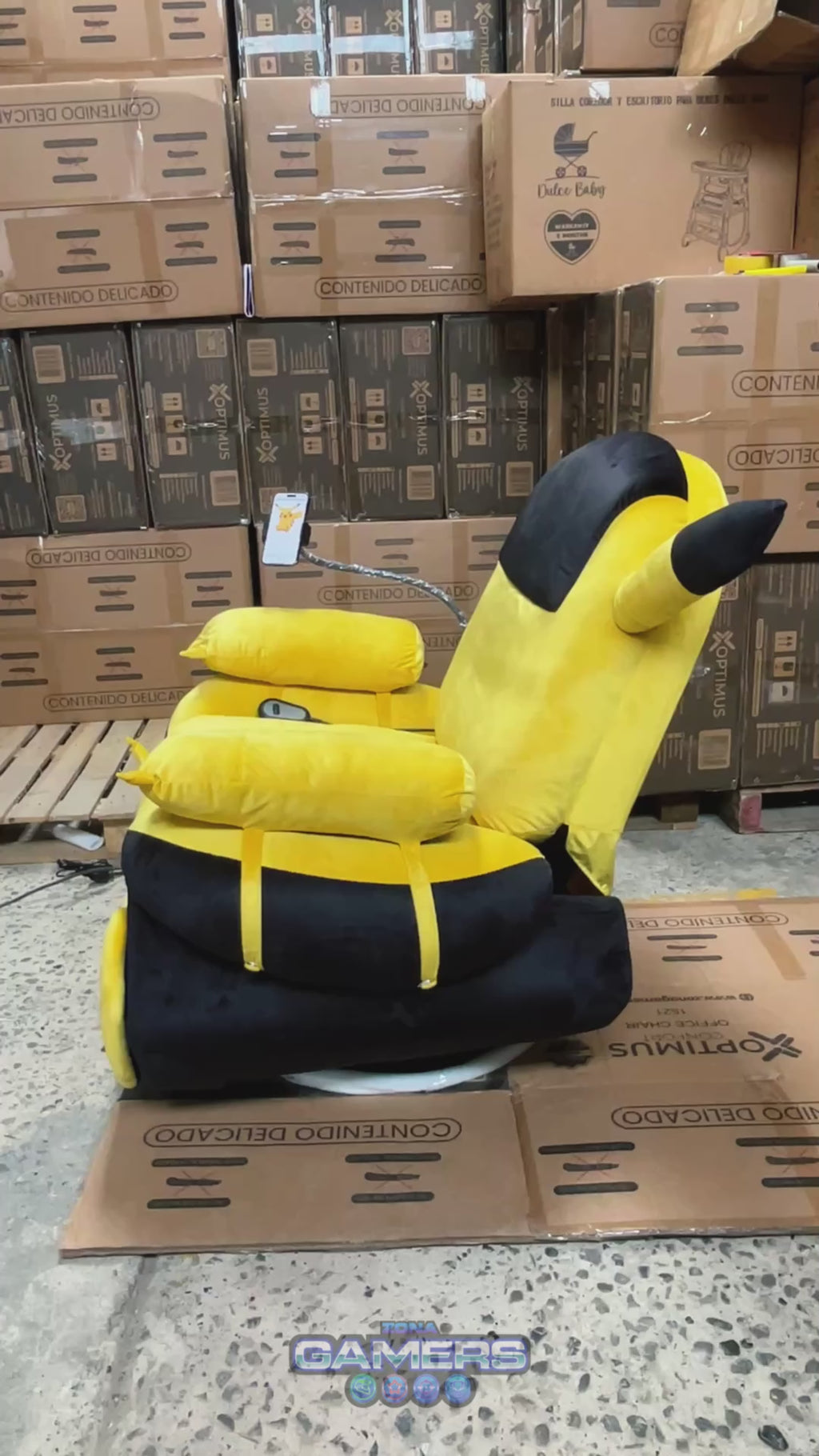 Sofá Gaming Claws Yellow