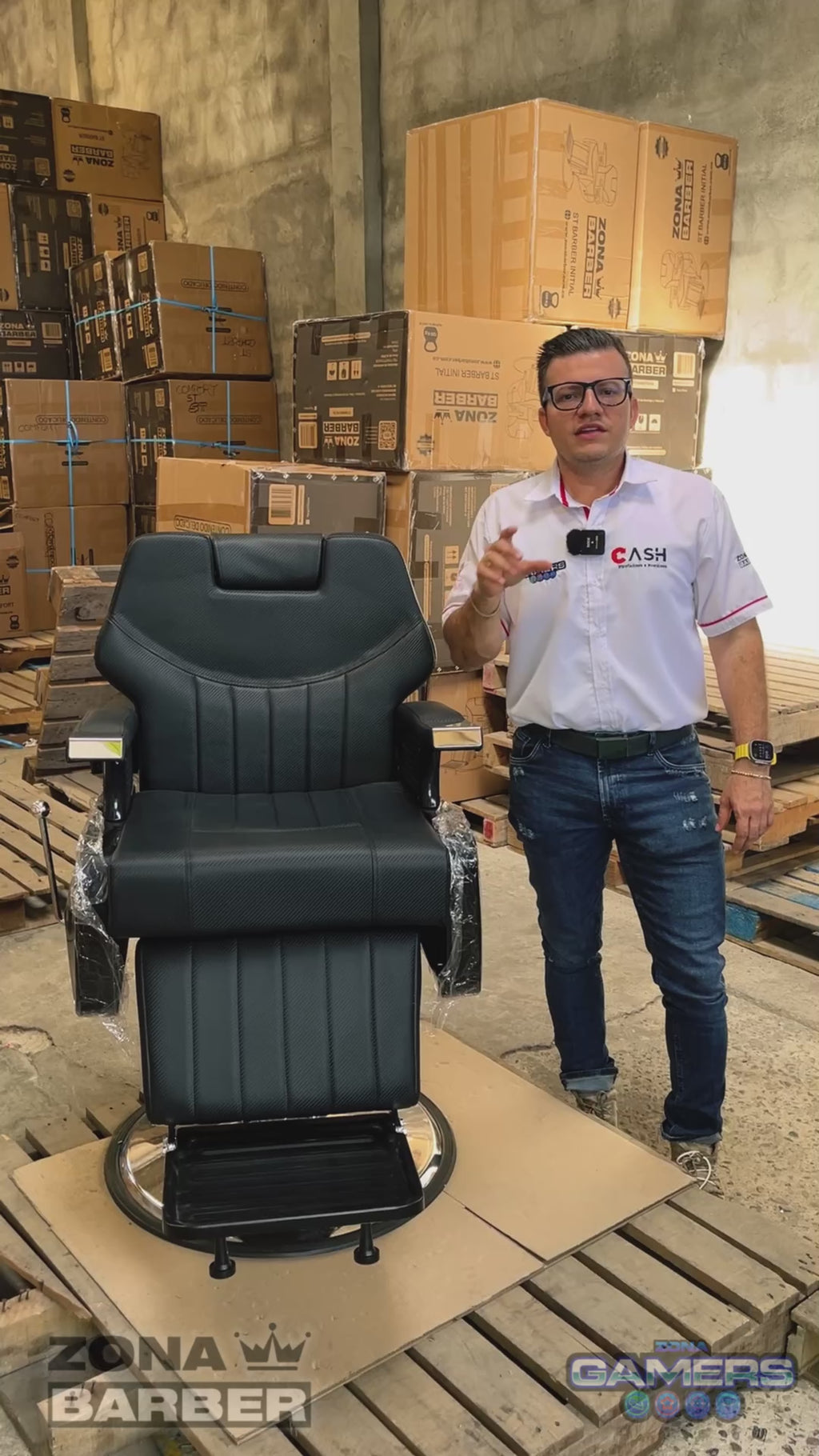 Silla de Barberia ST-COMFORT